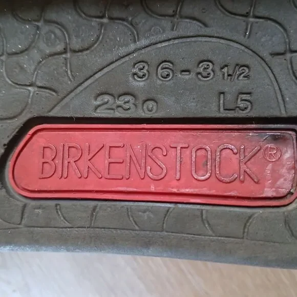 Vintage Rare 70's Euro Birkis Birkenstock Women’s Arizona Sandal Leather 5 - Picture 7 of 10